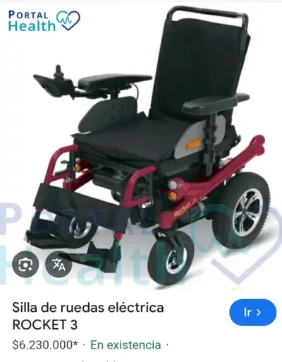 Silla de ruedas eléctrica plegable Rocket 3 - miniatura 5