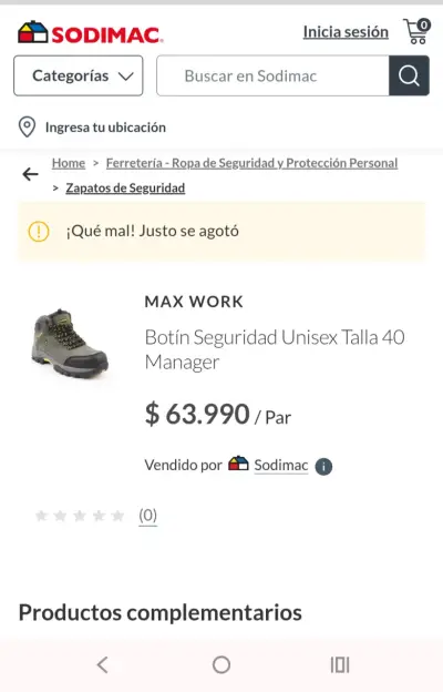 Botines de seguridad Maxwork Manager impermeables - miniatura 3