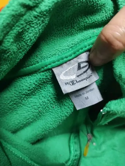 Polar verde con cierre medio para mujer champions - miniatura 3