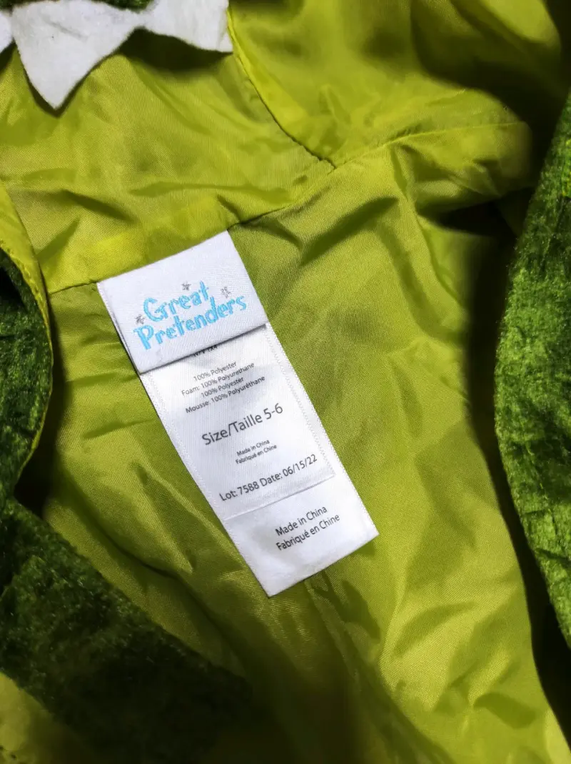 Capa de disfraz de dragón verde para niños - 3