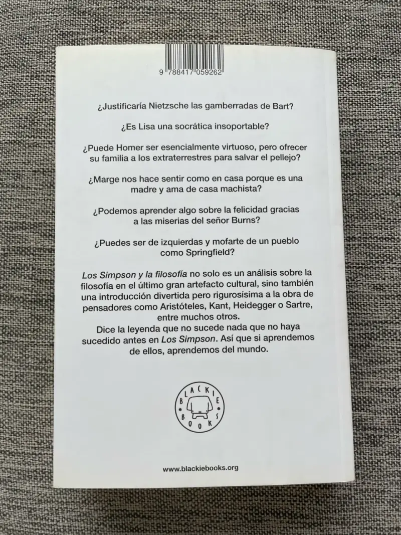 Libro 'Los Simpson y la Filosofía' - 4