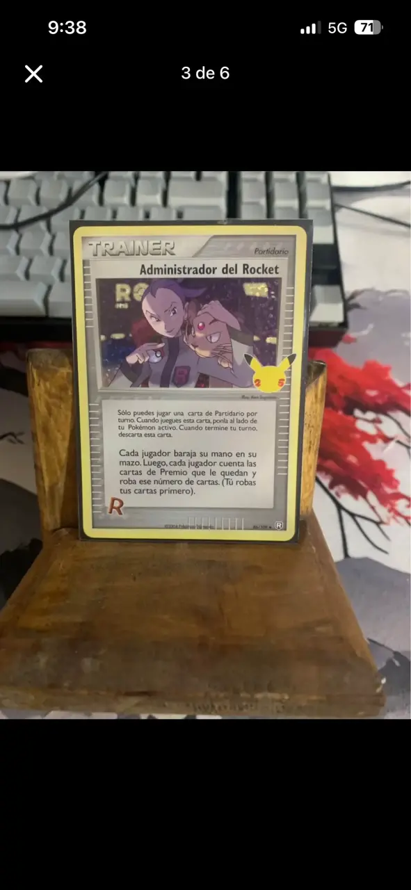 Carta Pokémon Administrador del Rocket