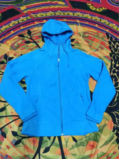 Chaqueta polar azul Columbia con capucha - miniatura 1