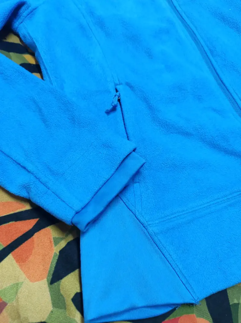 Chaqueta polar azul Columbia con capucha - 2