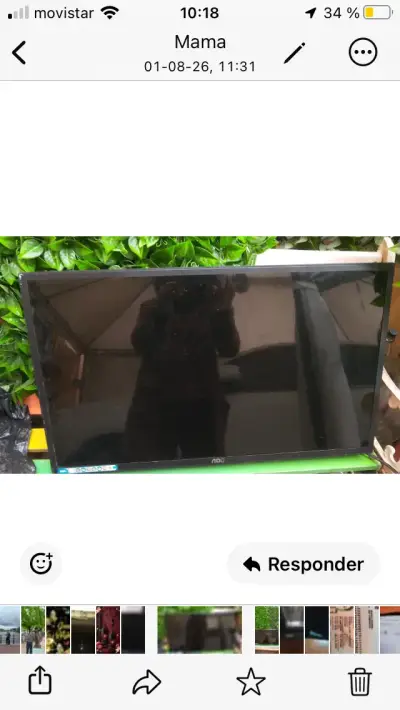 Televisor LED AOC de 32 pulgadas en buen estado - miniatura 2