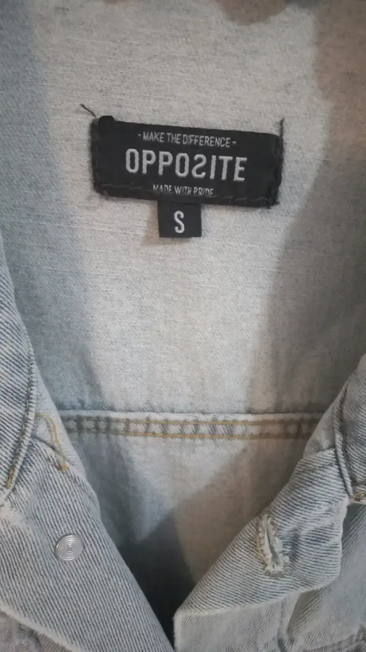 Chaqueta de mezclilla Opposite talla S - 3
