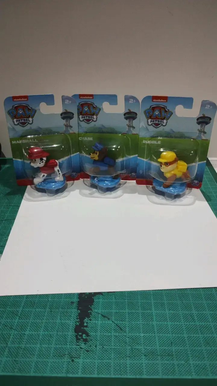 Figuras de acción Paw Patrol Marshall Chase Rubble - 1
