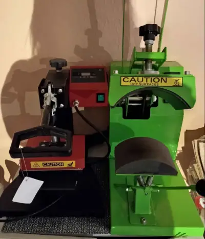 Máquina de estampado térmico para gorras y camisetas - miniatura 4