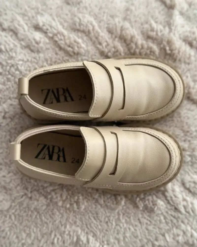 Zapatos beige para niñ@s Zara talla 24 - 1