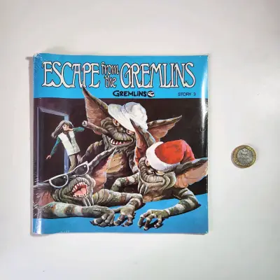 GREMLINS AUDIO LIBRO FORMATO  VINILOS 1984 - miniatura 1