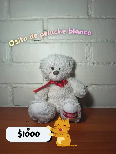 Osito de peluche blanco - miniatura 1