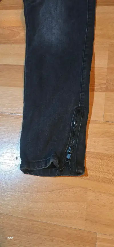 Jeans negros desgastados con cierre JJO - miniatura 3