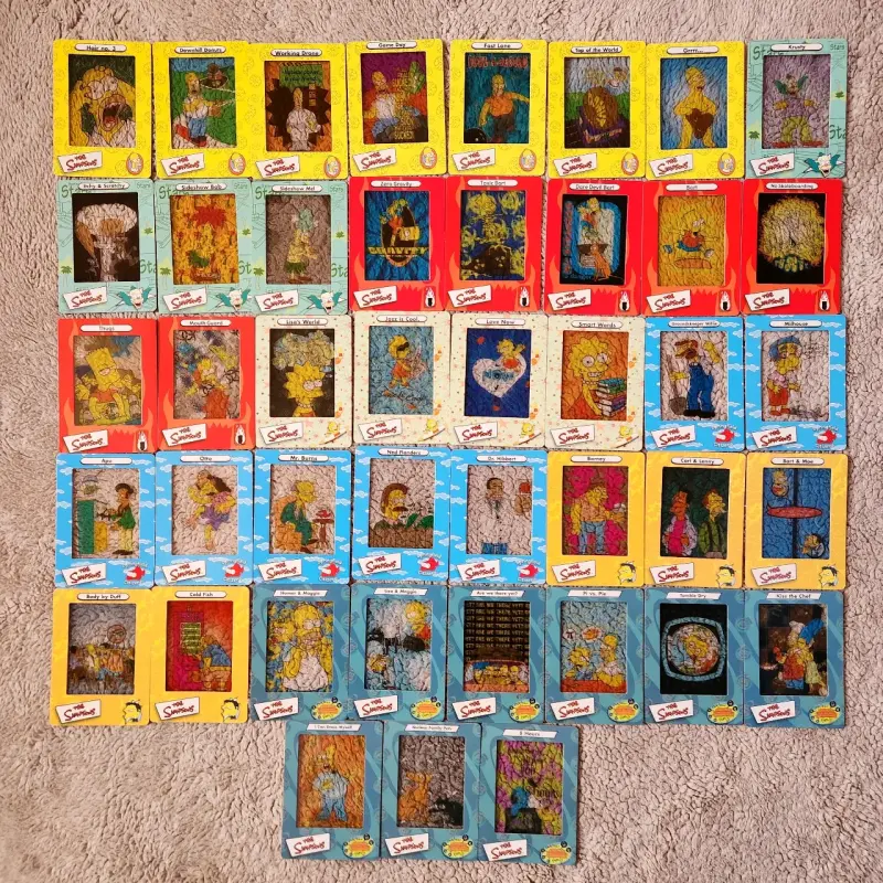 LOS SIMPSONS CARTAS FILM CARDS, AÑO 2000 ARTBOX - 2