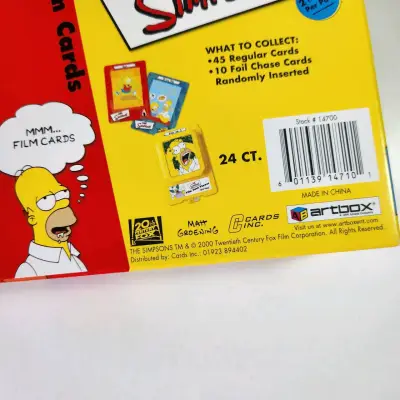 LOS SIMPSONS CARTAS FILM CARDS, AÑO 2000 ARTBOX - miniatura 6