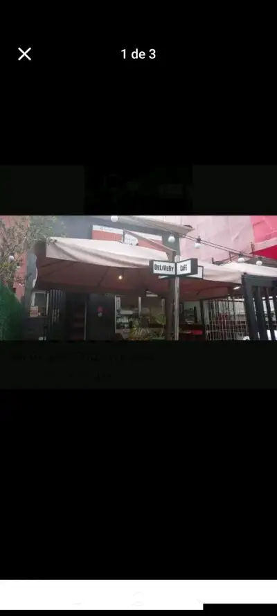 Toldo  para terraza, Parcela, café, restaurante - miniatura 3