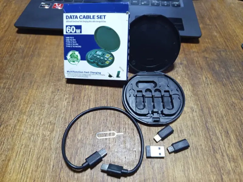 Set de Cables USB C Carga Rapida mas accesorios - 1