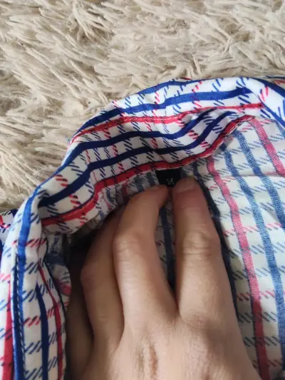 Camisa de hombre a cuadros multicolor talla M - miniatura 3