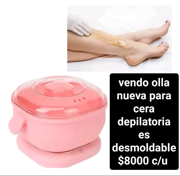 Olla para cera depilatoria desmontable nueva