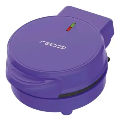 NUEVA Máquina WAFFLERA Recco morada HALLOWEEN - miniatura 1