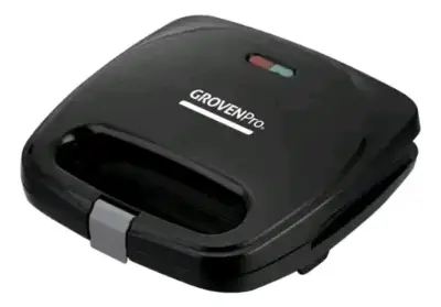 NUEVA / WAFFLERA GrovenPro negra GRANDE - miniatura 1
