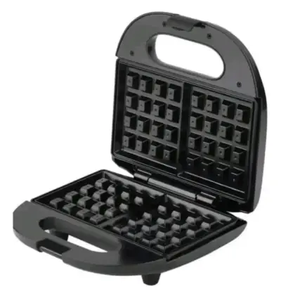 NUEVA / WAFFLERA GrovenPro negra GRANDE - miniatura 2