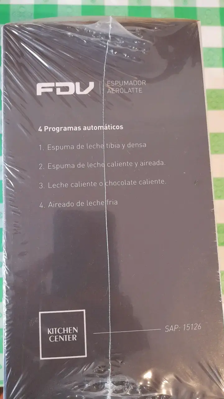 Espumador de Leche FDV Aerolatte Negro - 3