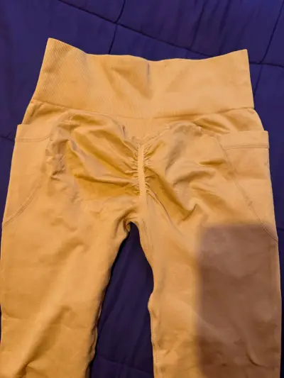 Leggings deportivos amarillo sin uso - miniatura 2