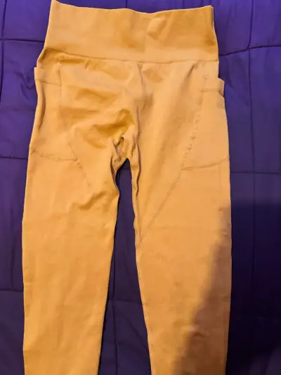 Leggings deportivos amarillo sin uso - miniatura 4