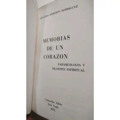 Libro 'Memorias de un Corazón' de Eduardo Roberto Rodríguez - miniatura 2