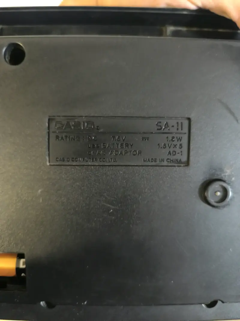 Teclado Casio SA-11 - 3