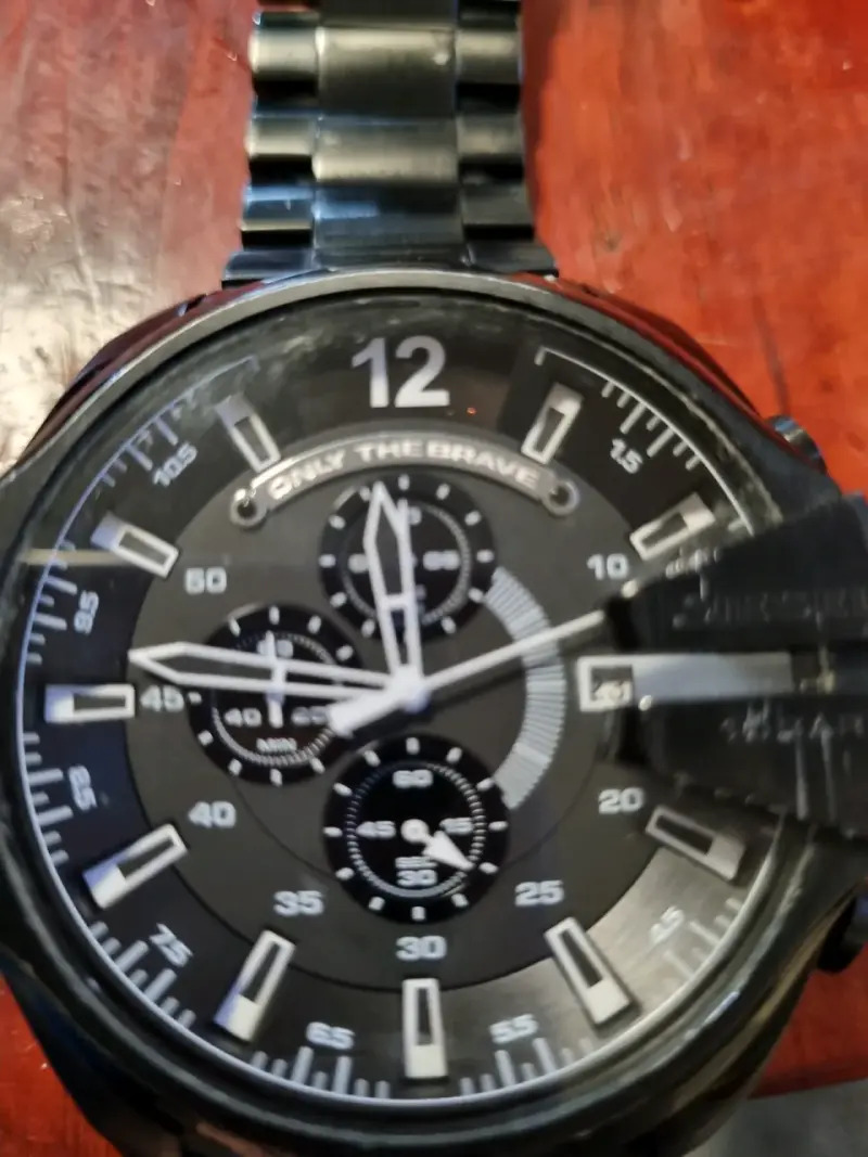Reloj Diesel negro con cronógrafo - 3