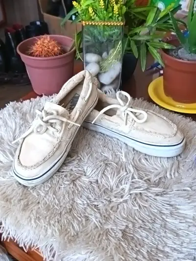 Zapatillas náuticas beige Vans para hombre - miniatura 4