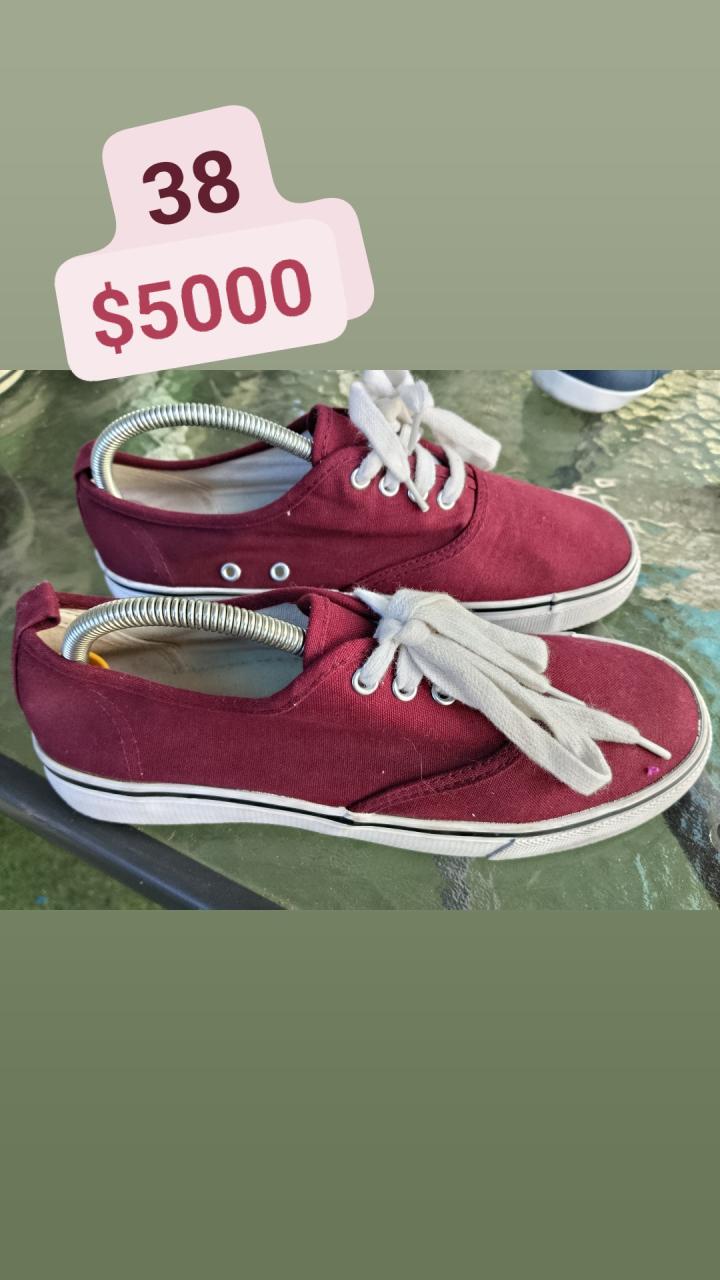 Zapatillas urbanas rosadas talla 40 - 5