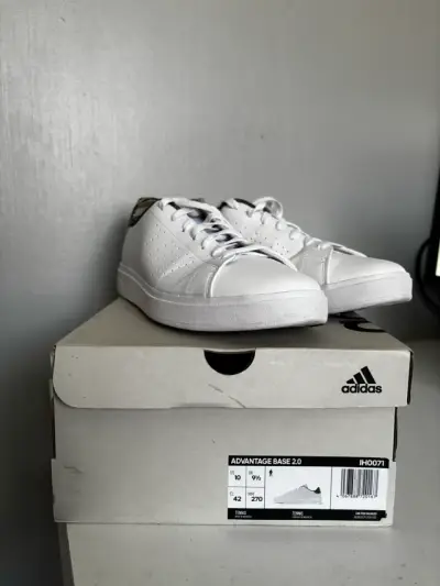 Zapatillas blancas Adidas Advantage Base 2.0 - miniatura 1
