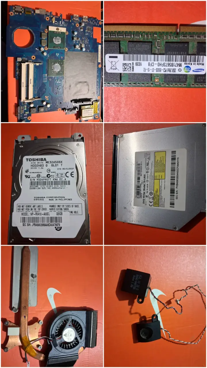 Vendo lote completo de repuestos originales Samsun