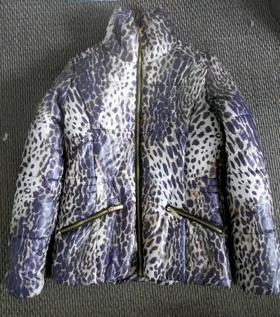 Parka acolchada, animal print - miniatura 1