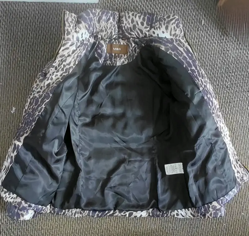 Parka acolchada, animal print - 2