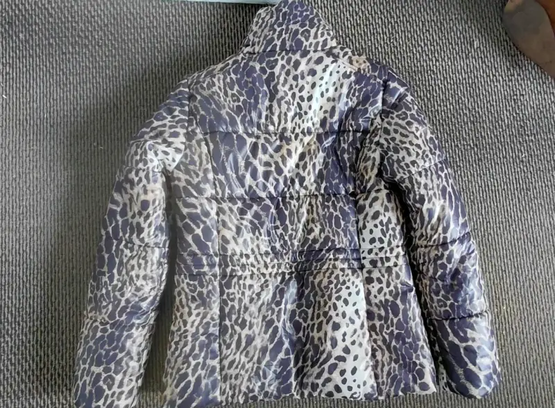 Parka acolchada, animal print - 5