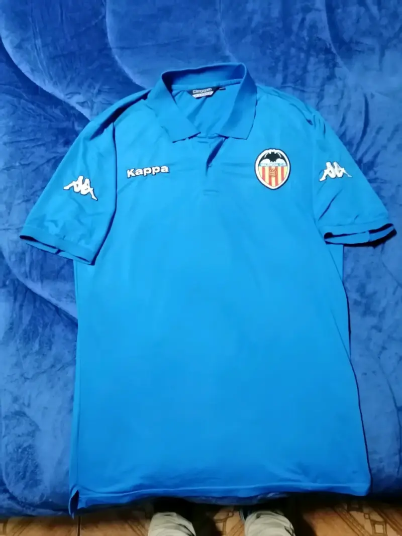 Polera deportiva azul Kappa Valencia original - 1