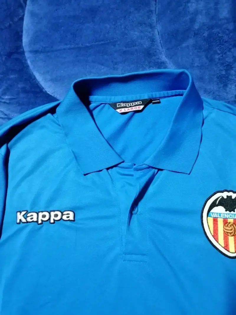 Polera deportiva azul Kappa Valencia original - 2