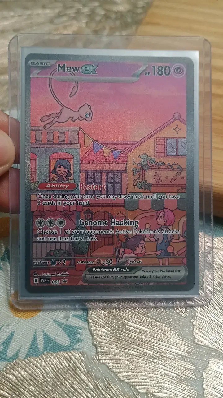 Carta Pokémon Mew EX Holográfica - 2