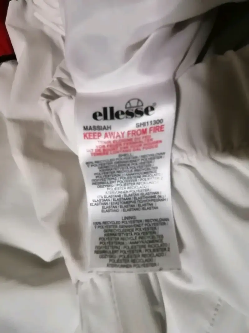 Cortaviento Ellesse blanco con capucha - 3