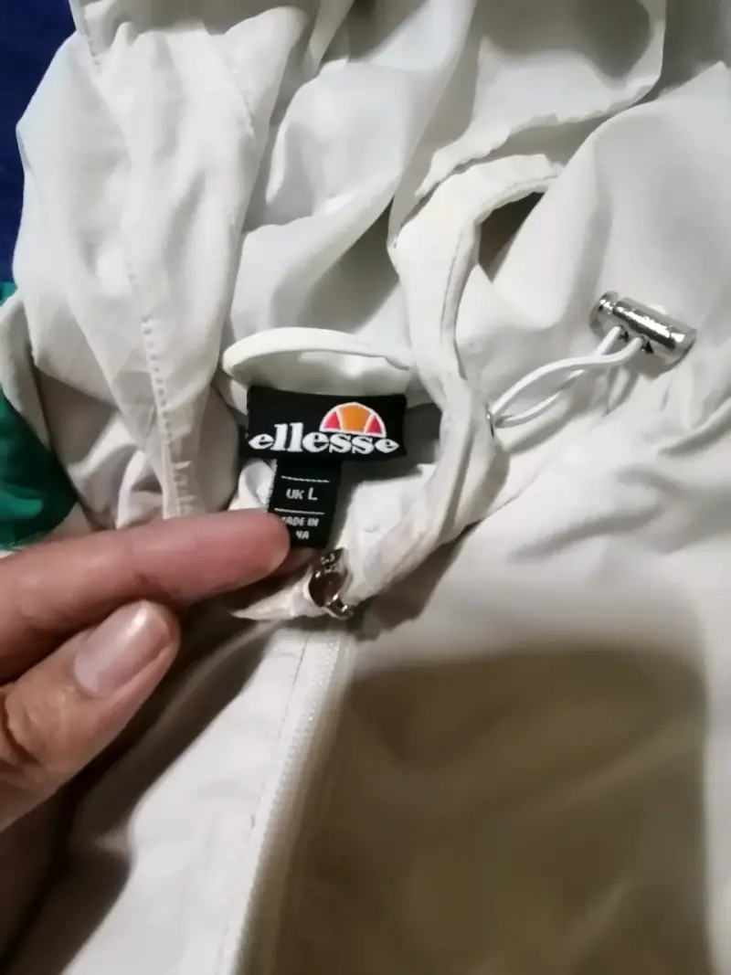 Cortaviento Ellesse blanco con capucha - 4