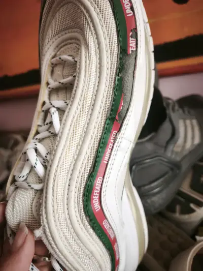 Zapatillas deportivas blancas Undefeated Nike Air Max 97 - miniatura 3