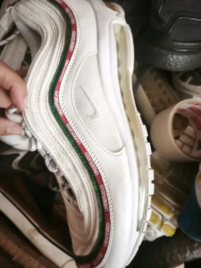 Zapatillas deportivas blancas Undefeated Nike Air Max 97 - miniatura 4