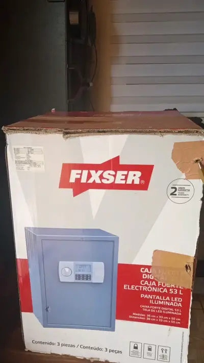 Caja fuerte electrónica Fixser 53L con pantalla LED - miniatura 1