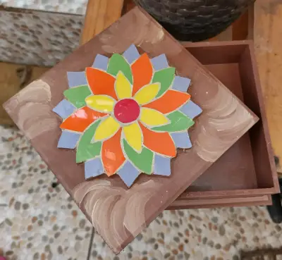 Caja mosaico 100% artesanal✨ - miniatura 1