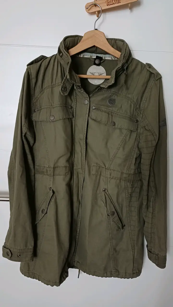 Chaqueta verde militar Estado Animal talla L - 2