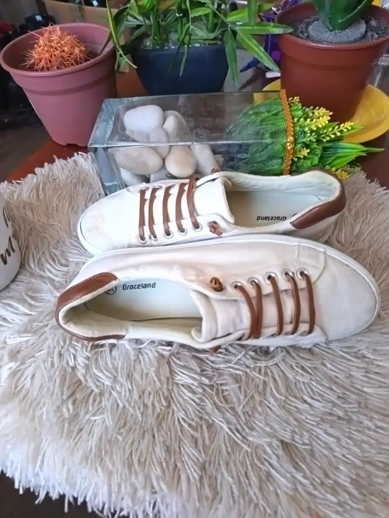 Zapatillas casuales beige Graceland para mujer - 3