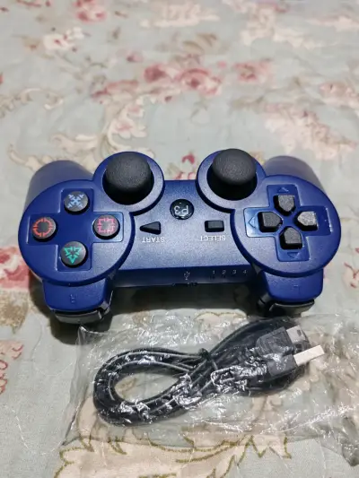 Control inalámbrico nuevo para PS3 con cable USB - miniatura 2